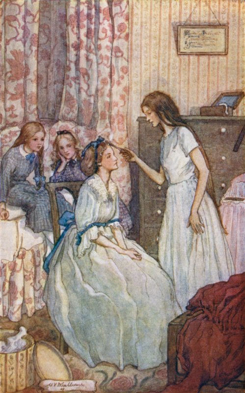 Illustration für Little Women von Mary V. Wheelhouse