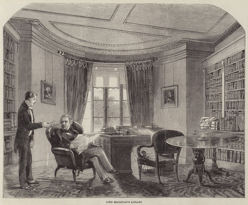 Bibliothek von Lord Macaulay von Matthew Somerville Morgan