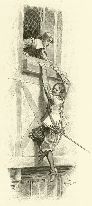 Illustration für Die drei Musketiere von Maurice Leloir