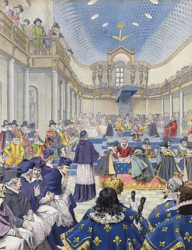 Richelieu bei den Generalständen von 1614 von Maurice Leloir
