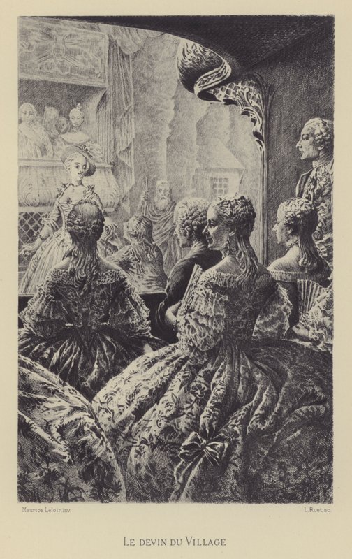 Der Dorfwahrsager von Maurice Leloir