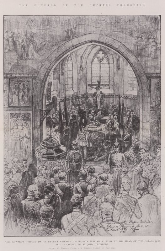 Das Begräbnis der Kaiserin Friedrich von Melton Prior