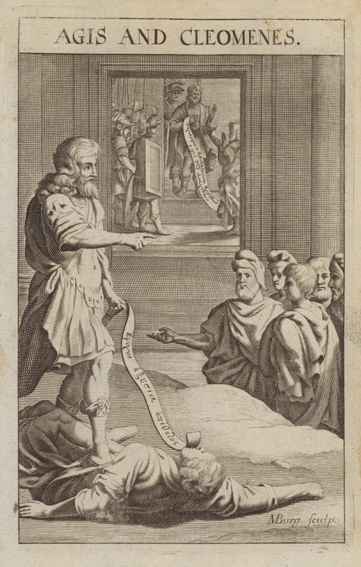Agis IV und Kleomenes III, spartanische Könige von Michael Burghers
