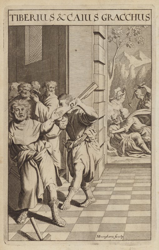 Tiberius und Caius Gracchus, römische Politiker von Michael Burghers