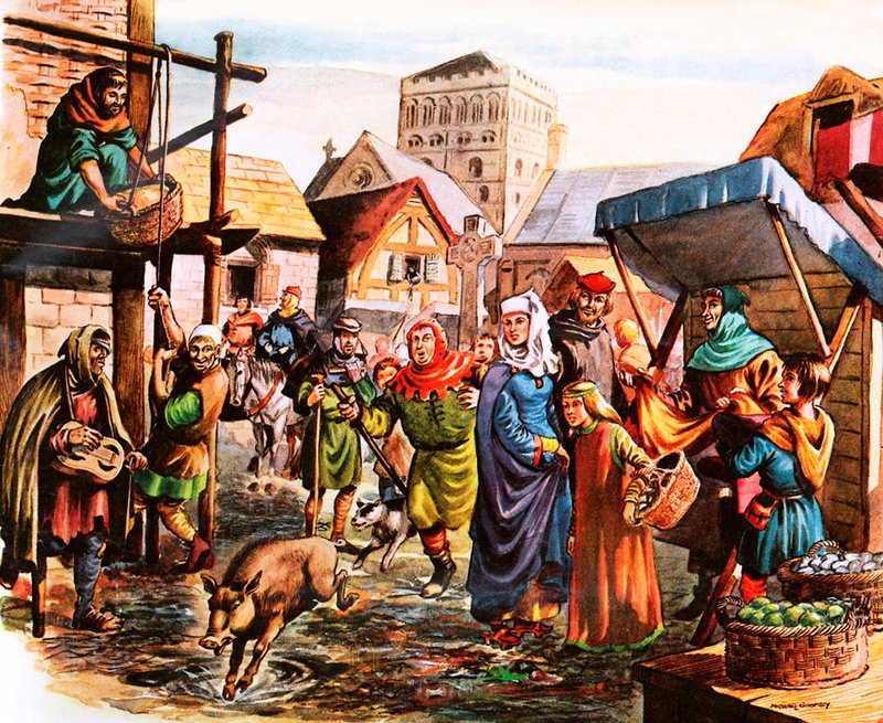Eine Stadt im Mittelalter von Michael Godfrey