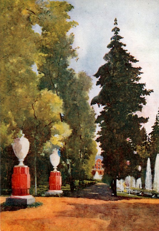 Die Brunnen, Peterhof von Mima Nixon