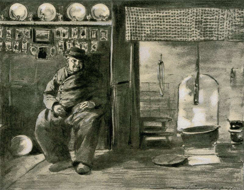 Ein provinzielles Interieur von Mortimer Ludington Menpes