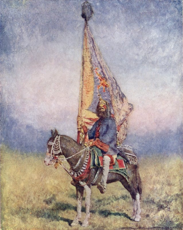 Ein Standartenträger von Cutch von Mortimer Ludington Menpes