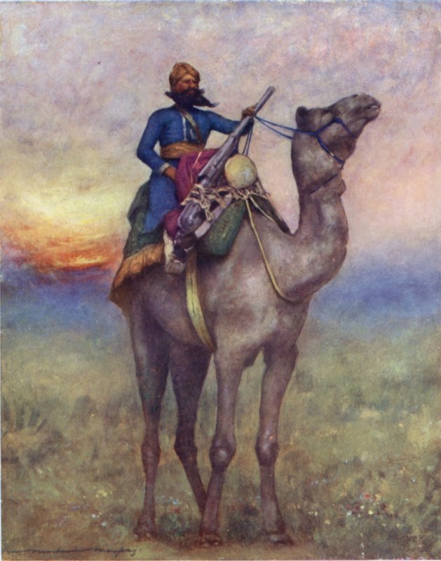 Ein Drehkanonenträger aus Rajputana von Mortimer Ludington Menpes