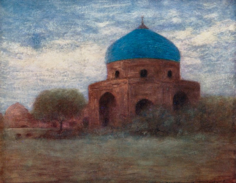Die Porzellankuppel, Amritsar von Mortimer Ludington Menpes