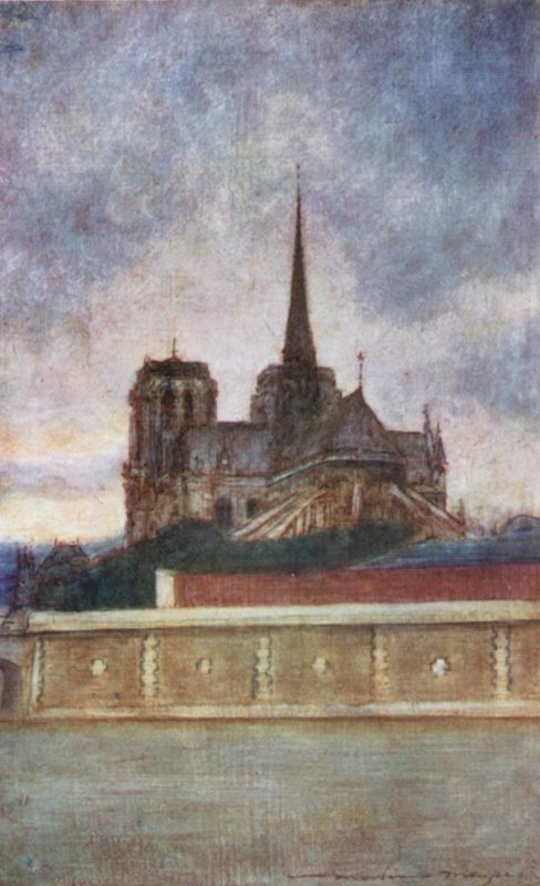 Notre Dame vom Fluss aus von Mortimer Ludington Menpes