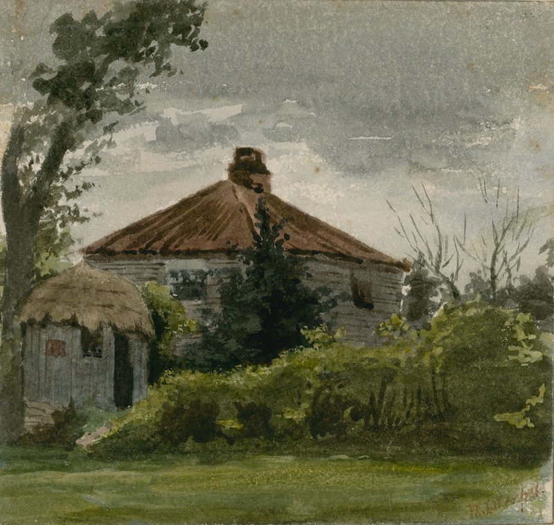 Original-Aquarell mit dem Titel 