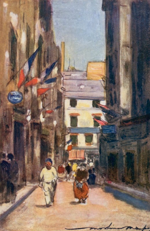Rue de Seine von Mortimer Ludington Menpes