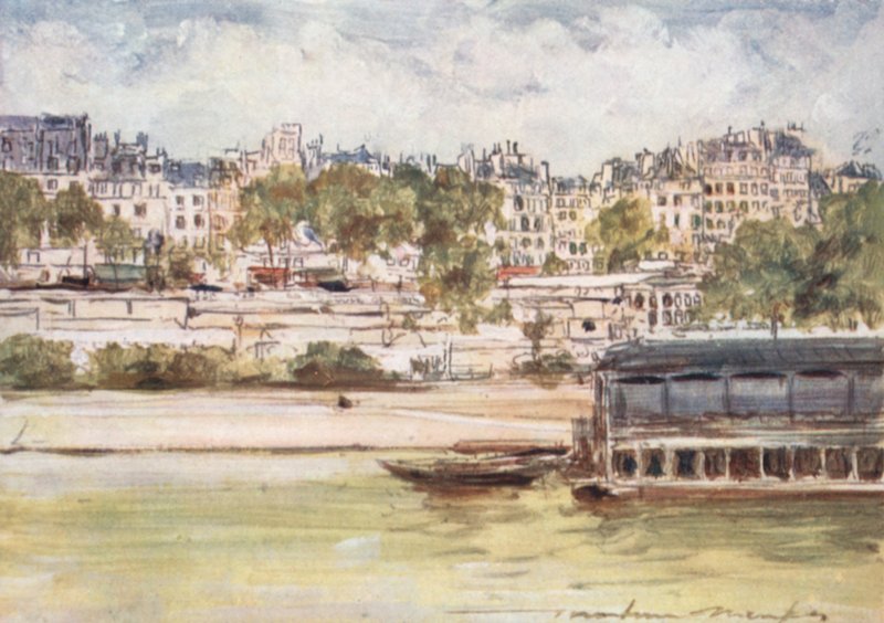 Waschhaus in der Nähe von Pont Neuf von Mortimer Ludington Menpes