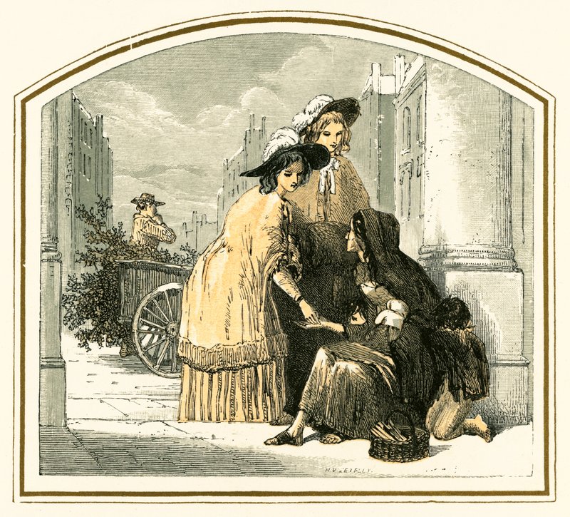 Das Herannahen von Weihnachten von Myles Birket Foster