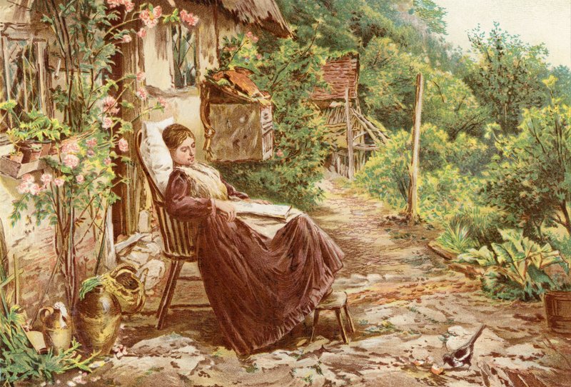 Die Genesende von Myles Birket Foster