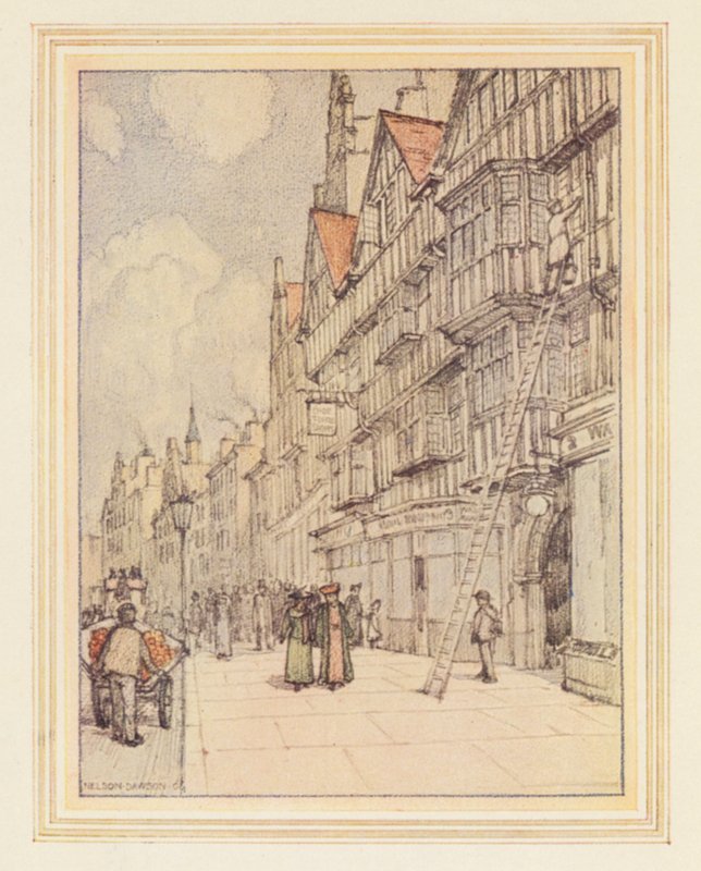 Staple Inn von Nelson Dawson