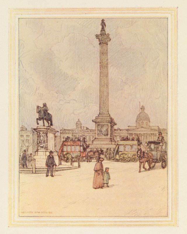 Trafalgar Square von Nelson Dawson