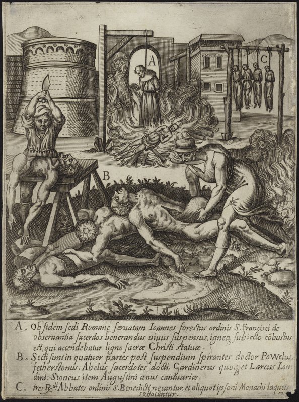 Die Siege der anglikanischen Kirche von Niccolo Circignani
