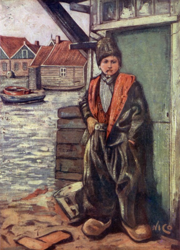 Ein Fischerjunge von Nico Jungman