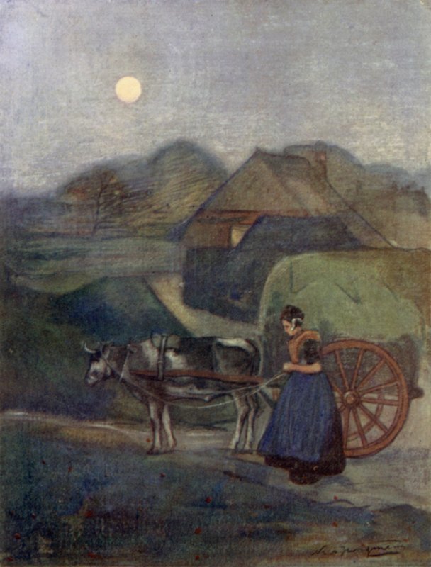 Ein Ochsenkarren, Gelderland von Nico Jungman