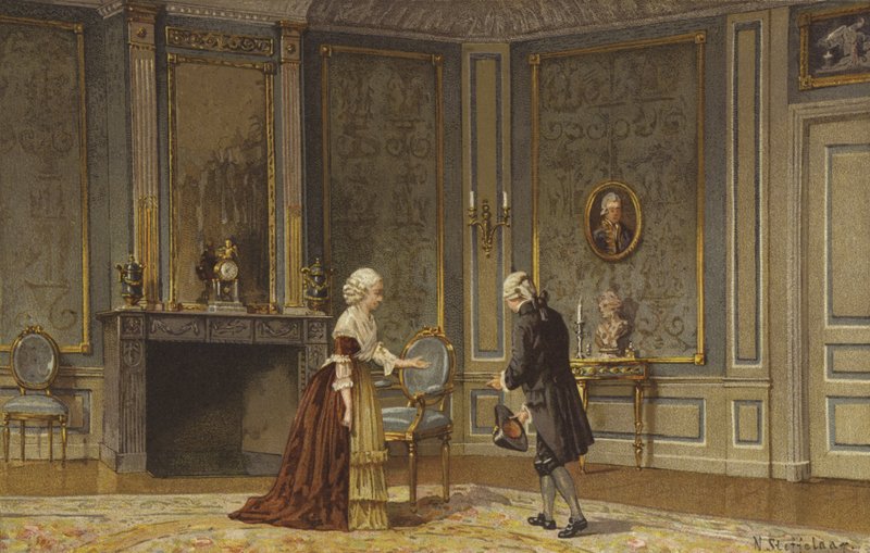 Niederländisches Interieur, ca. 1792 von Nico Steffelaar
