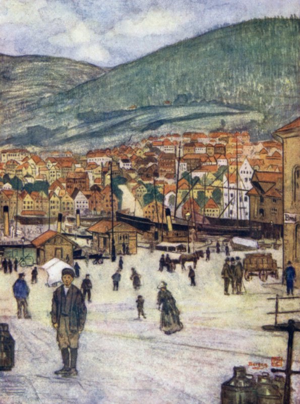 Norwegen: Bergen von Nico Jungman
