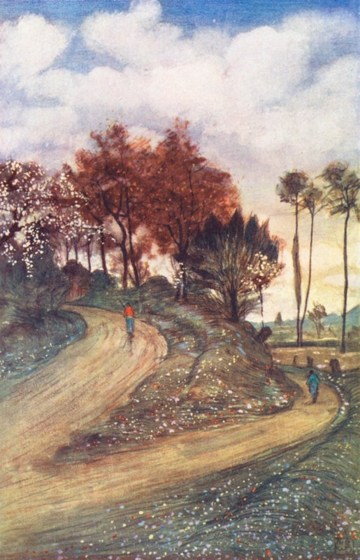 Eine Straße in der Nähe von Rouen von Nico Jungmann