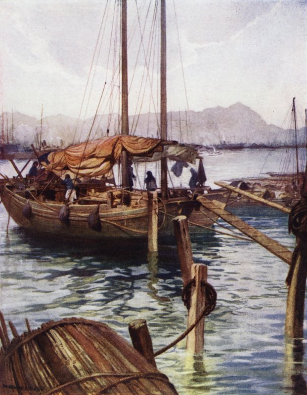 China: Hafen von Hongkong von Norman Hardy