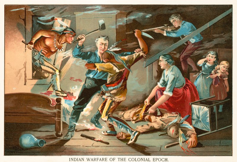 Indischer Krieg der Kolonialzeit von North American