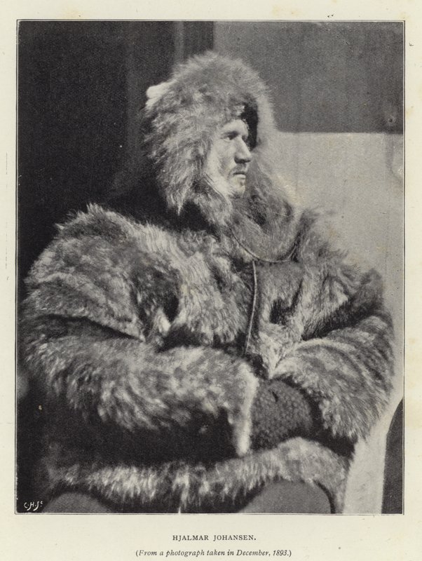 Hjalmar Johansen (s/w Foto) von Norwegian Photographer