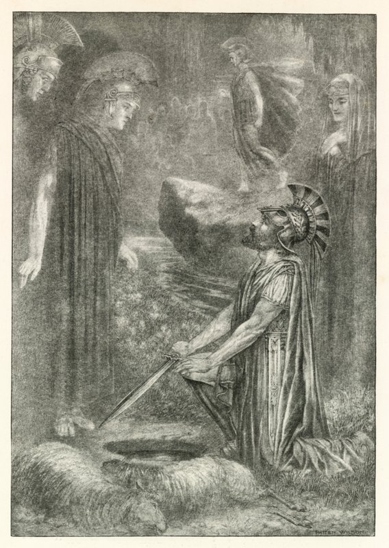 Illustration für Homers Odyssee von Patten (after) Wilson