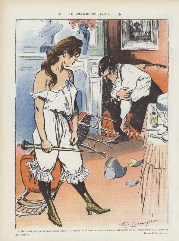 Illustration für Le Rire von Paul Balluriau