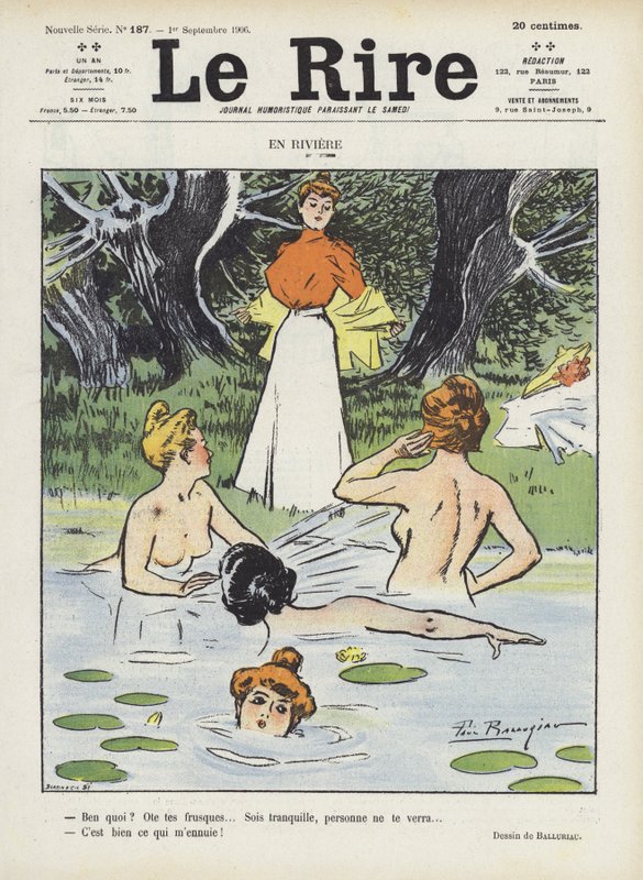 Illustration für Le Rire von Paul Balluriau