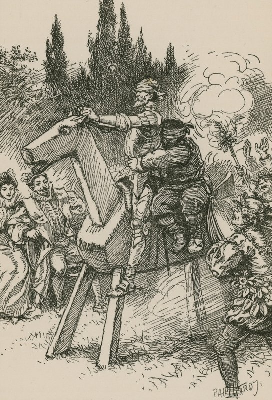 Don Quixote... begann den Stift zu drehen von Paul Hardy