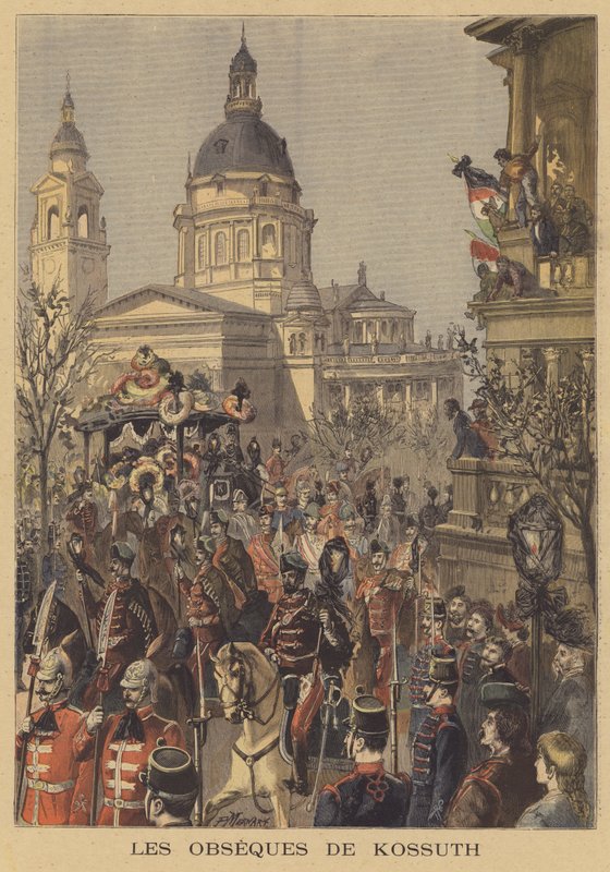 Beerdigung von Lajos Kossuth von Paul Merwart