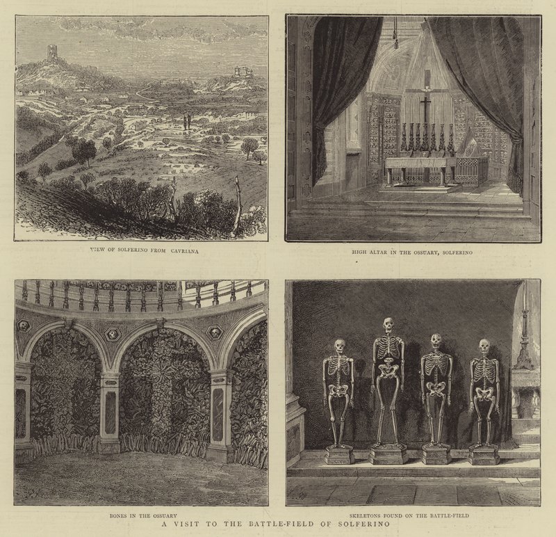Ein Besuch auf dem Schlachtfeld von Solferino von Percy William Justyne