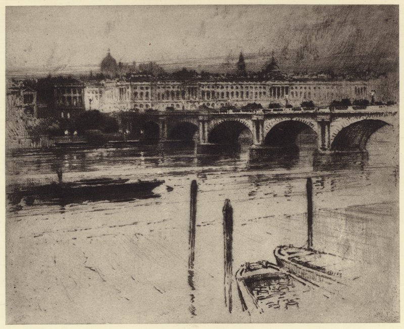 Waterloo-Brücke von Percy Robertson