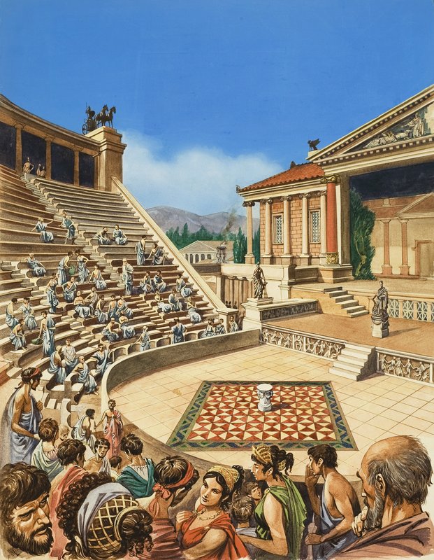 Griechisches Theater von Peter Jackson