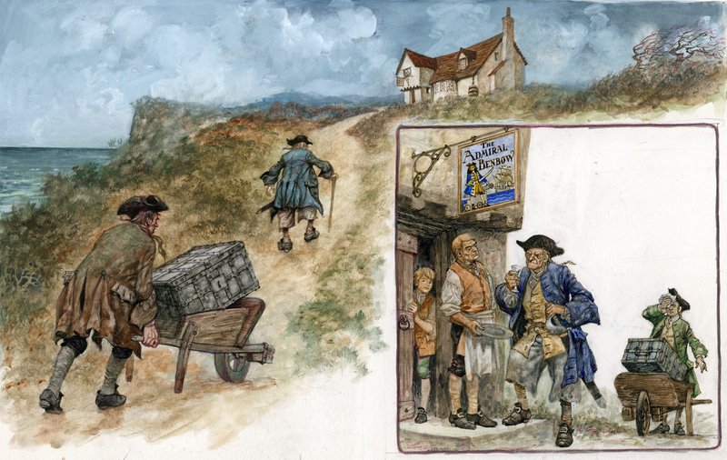 Illustration für Die Schatzinsel von Peter Jackson