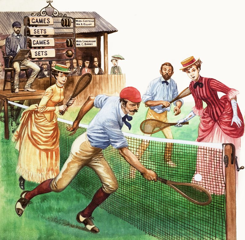 Tennis spielen von Peter Jackson