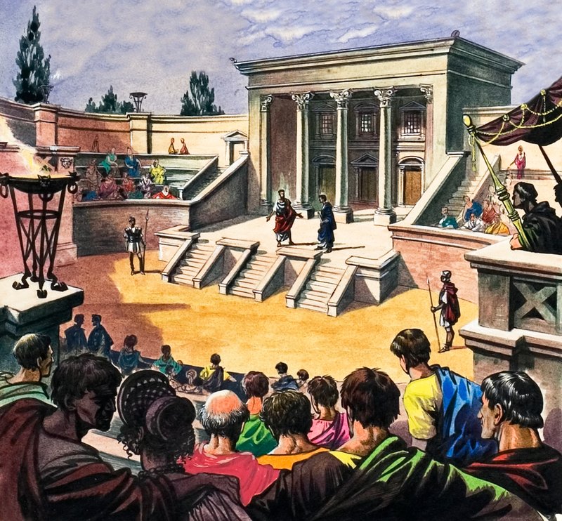 Römisches Theater in Großbritannien von Peter Jackson