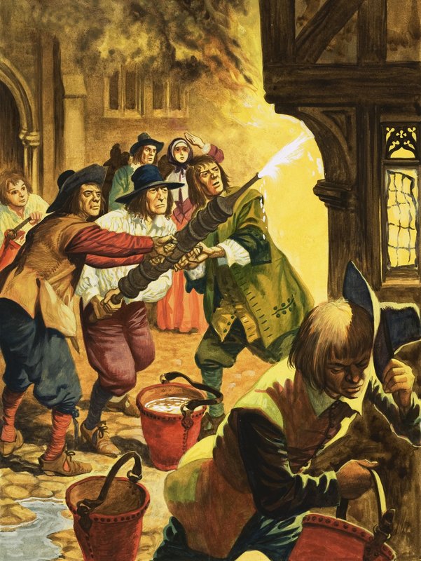 Der Große Brand von London 1666 von Peter Jackson