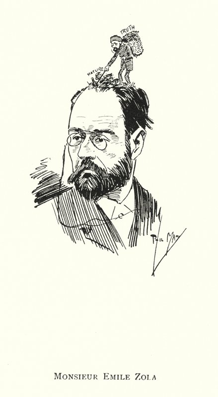 Monsieur Emile Zola (Lithografie) von Phil May