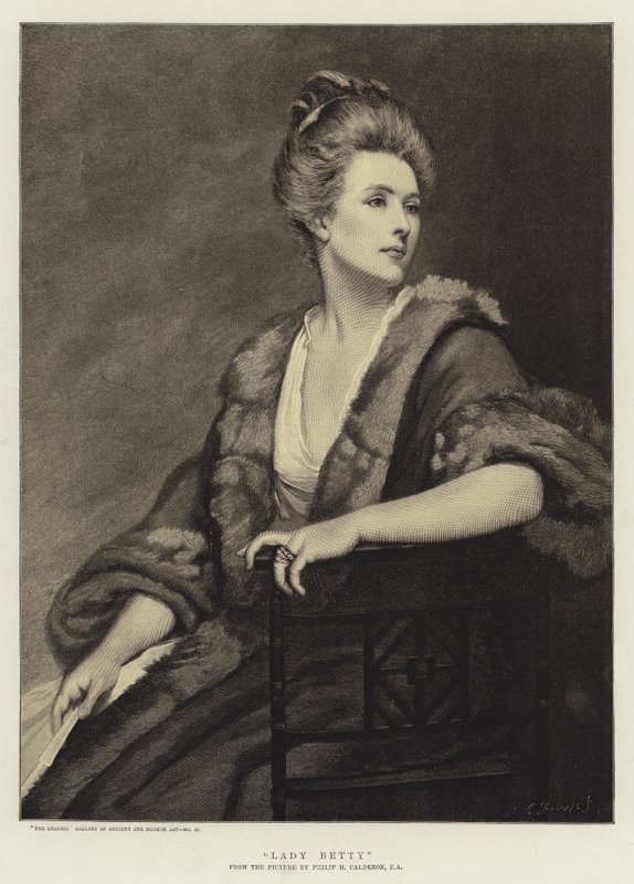 Lady Betty von Philip Hermogenes Calderon