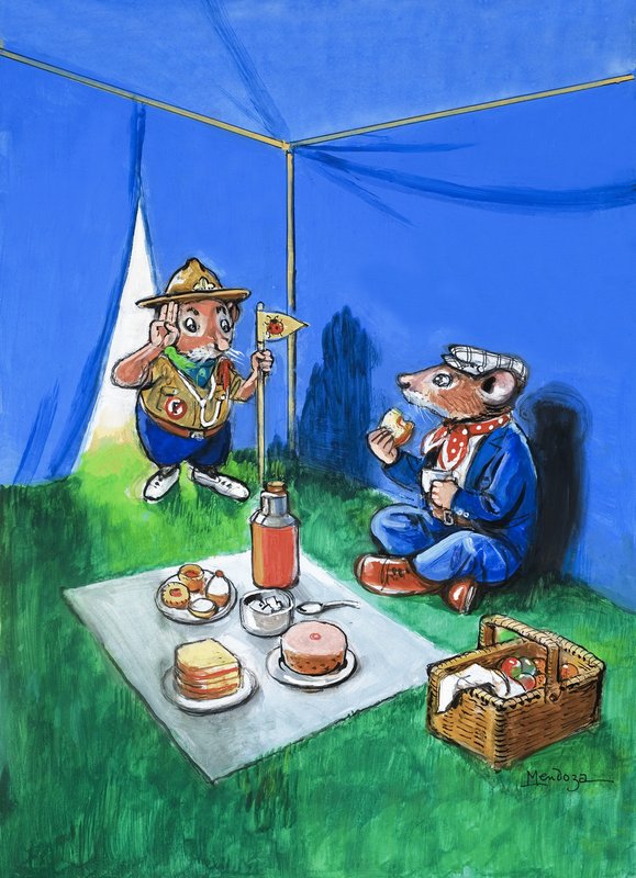 Stadtmaus und Landmaus von Philip Mendoza