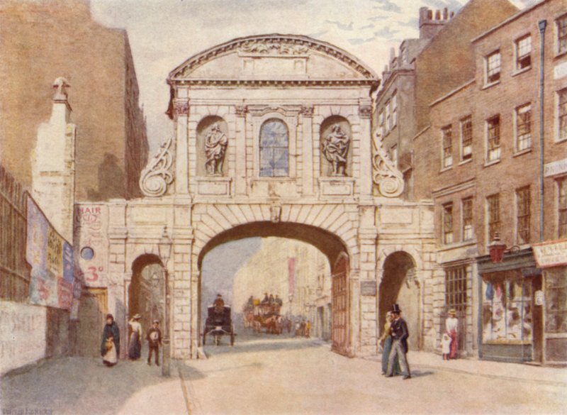Temple Bar, 1876 von Philip Norman