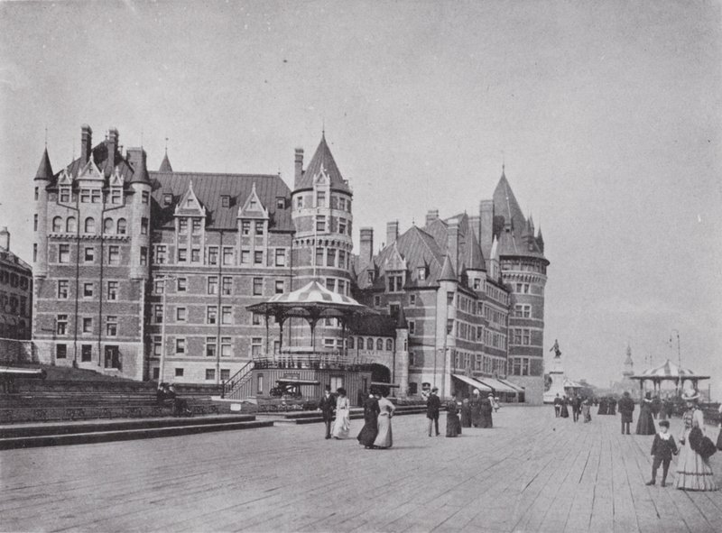 Chateau Frontenac und Dufferin Terrasse von Photographer Canadian