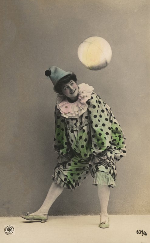Mädchen als Clown verkleidet von Photographer German