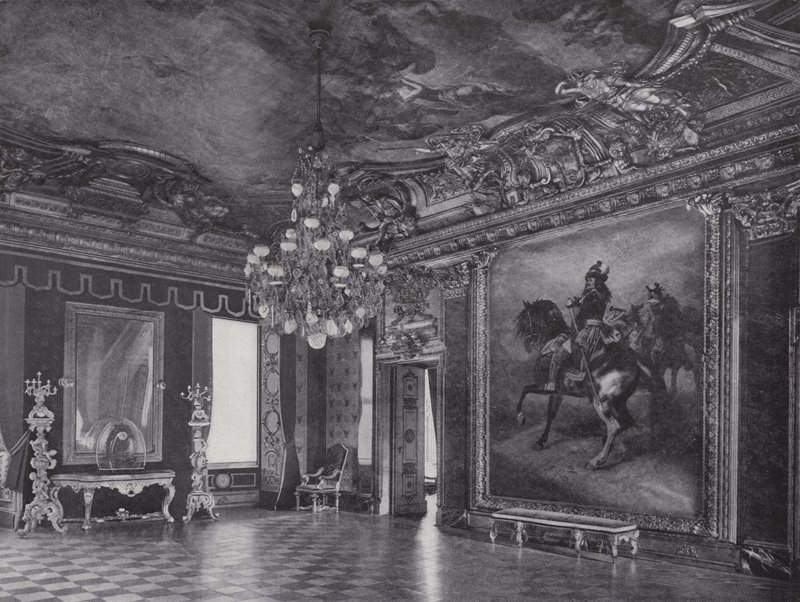 Königliches Schloss, Das rote Adler-Zimmer von Photographer German